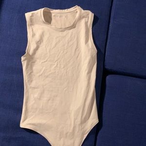 Tan Abercrombie and fitch bodysuit